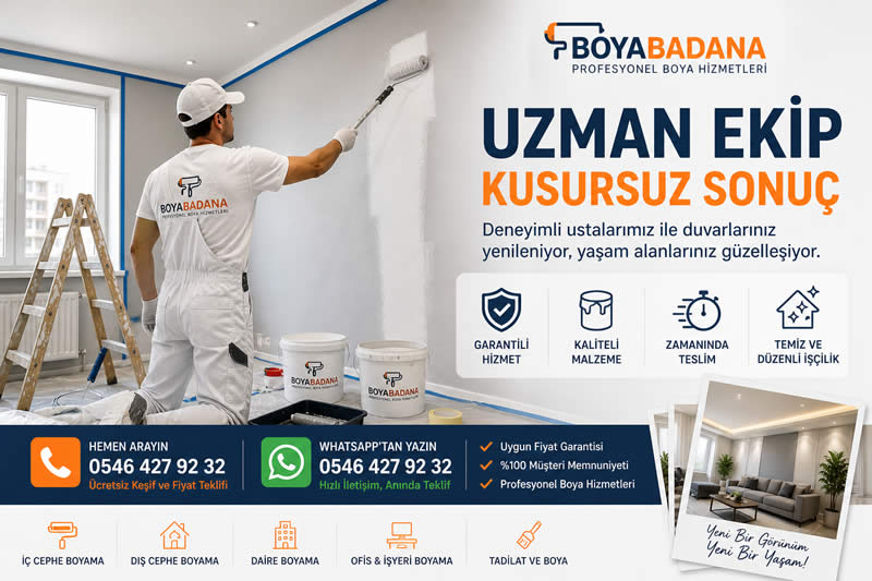 {Bölge} ev boyama işlemi